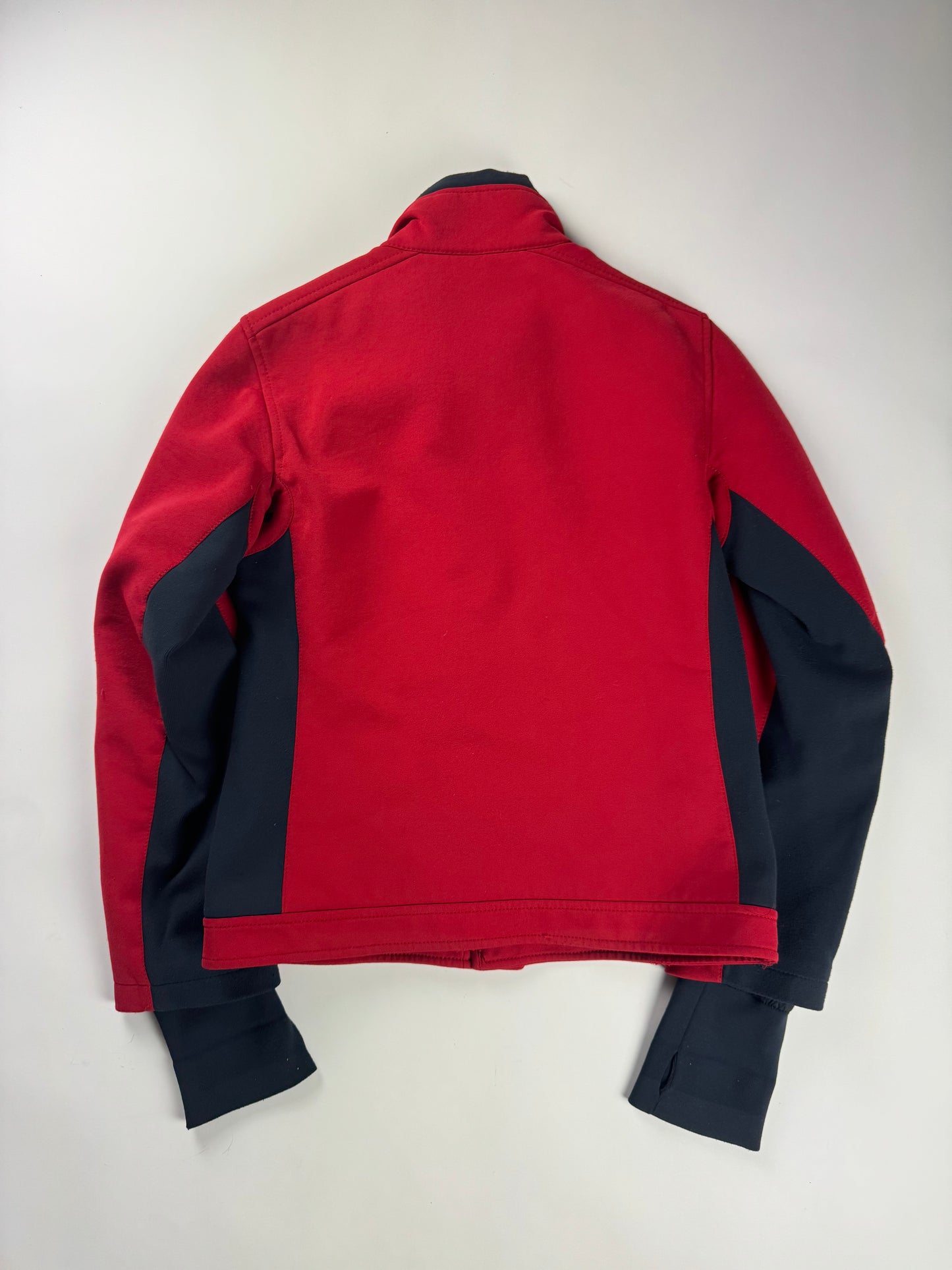 Prada Sample Red Fireflash Cuff Motor Jacket SS 2011 - M