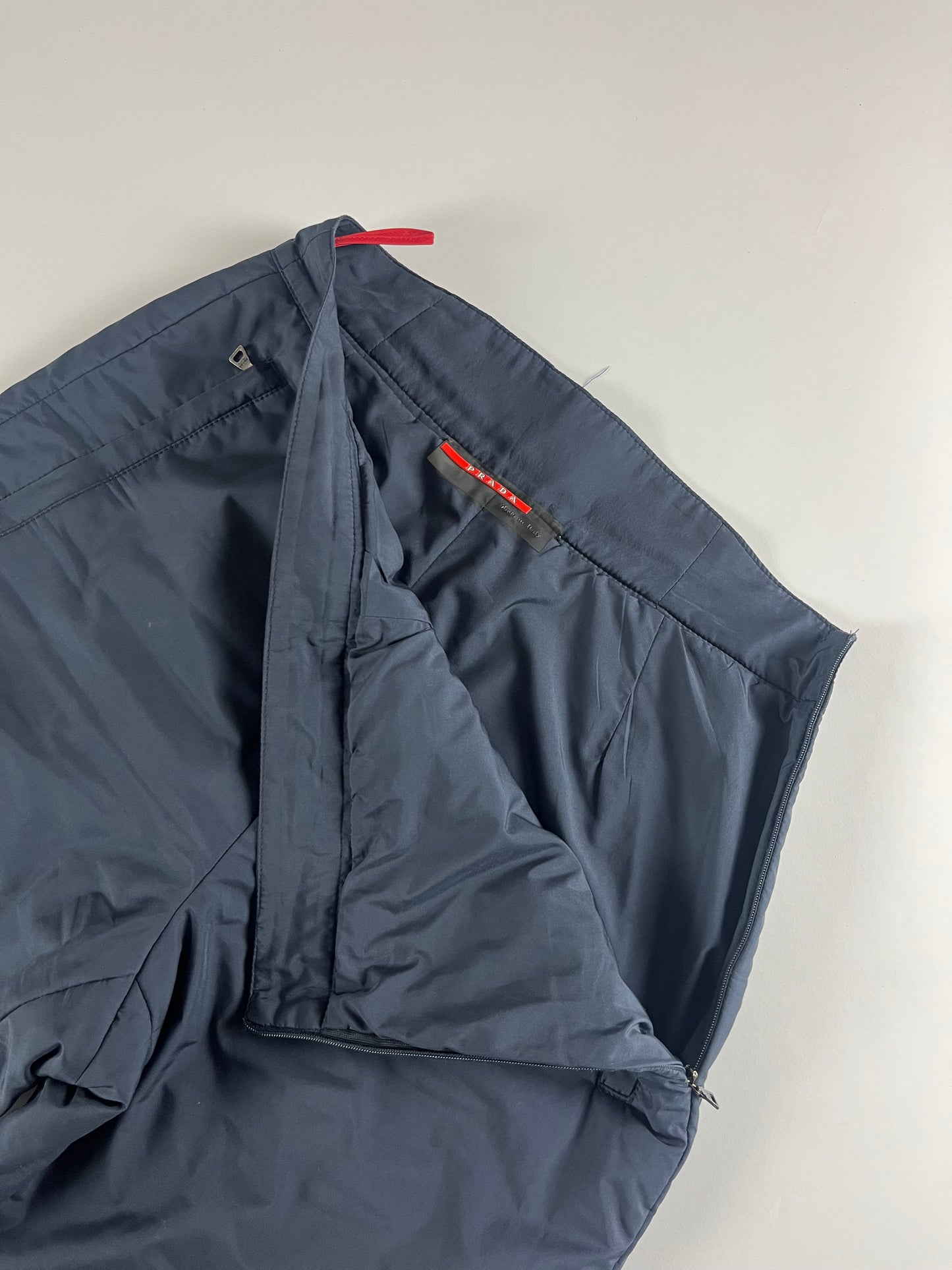 Prada Linea Rossa Nylon Flare Pants SS 2000 - S