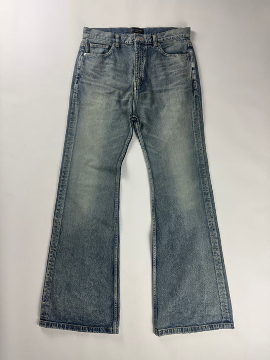 Balenciaga Iconic Perfect Bootcut Flare Denim Pants SS 2022 - M