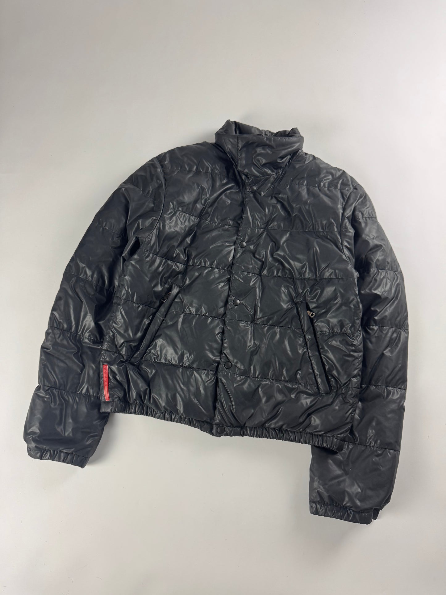 Prada Linea Rossa Strapped Collar Puffer Jacket FW 2009 - M