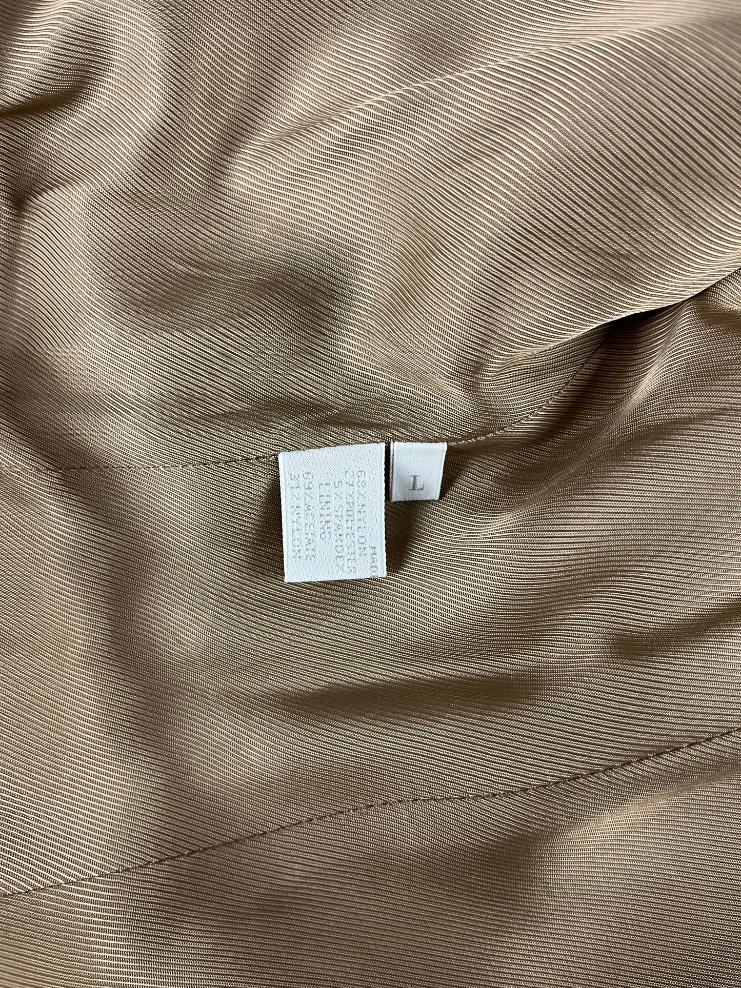 Prada Camel Double Breasted Officer Overcoat FW 1995 - L