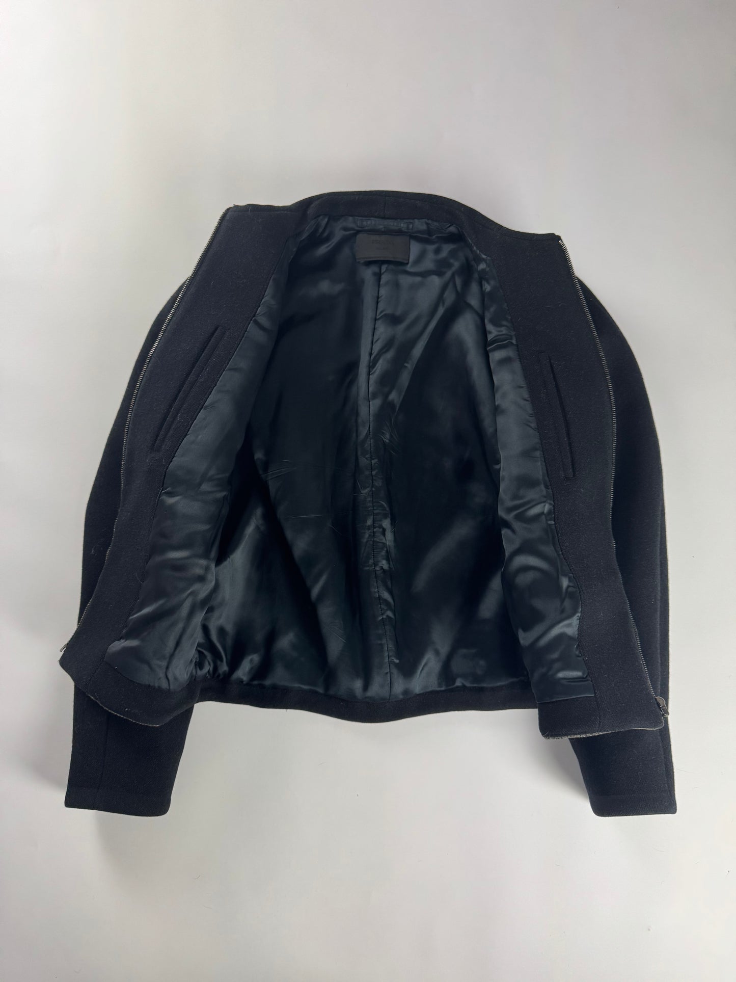 Prada Gradient Virgin Wool Ombré Zipper Jacket FW 2007 - M