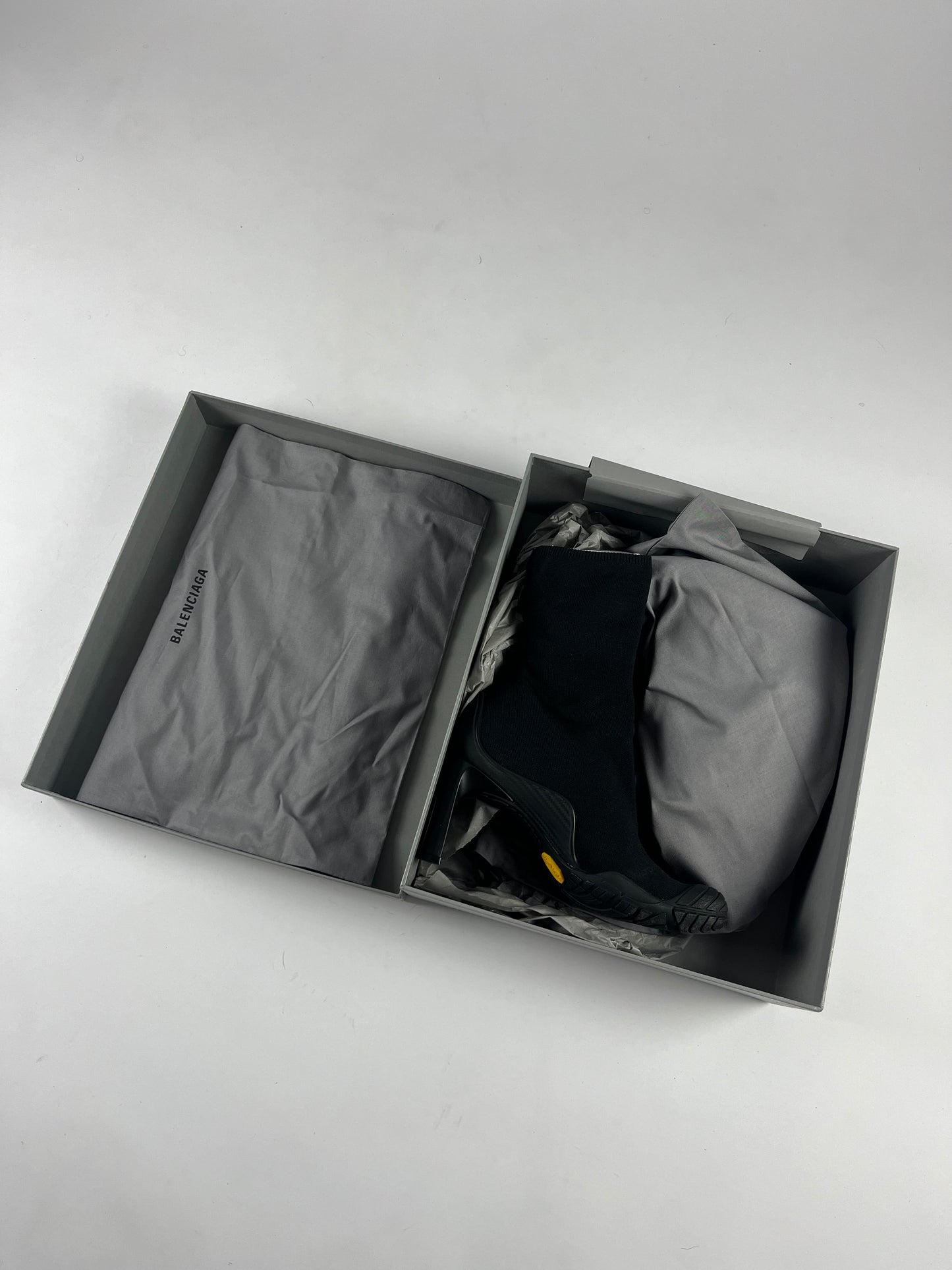 Balenciaga Vibram Black Heeled FiveFingers Toe Boots FW 2020 - 37 EU