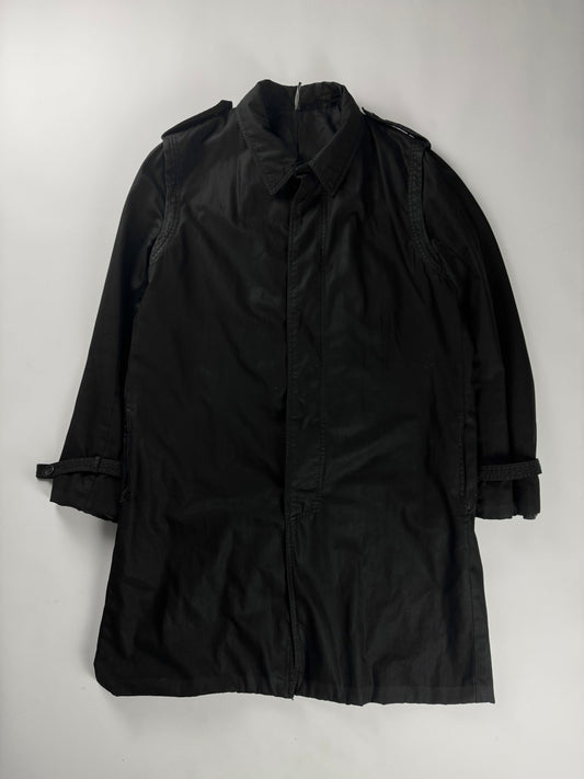 Dior Homme Hedi Slimane Nocturnal Cotton Minimalist Coat FW 2003 - L