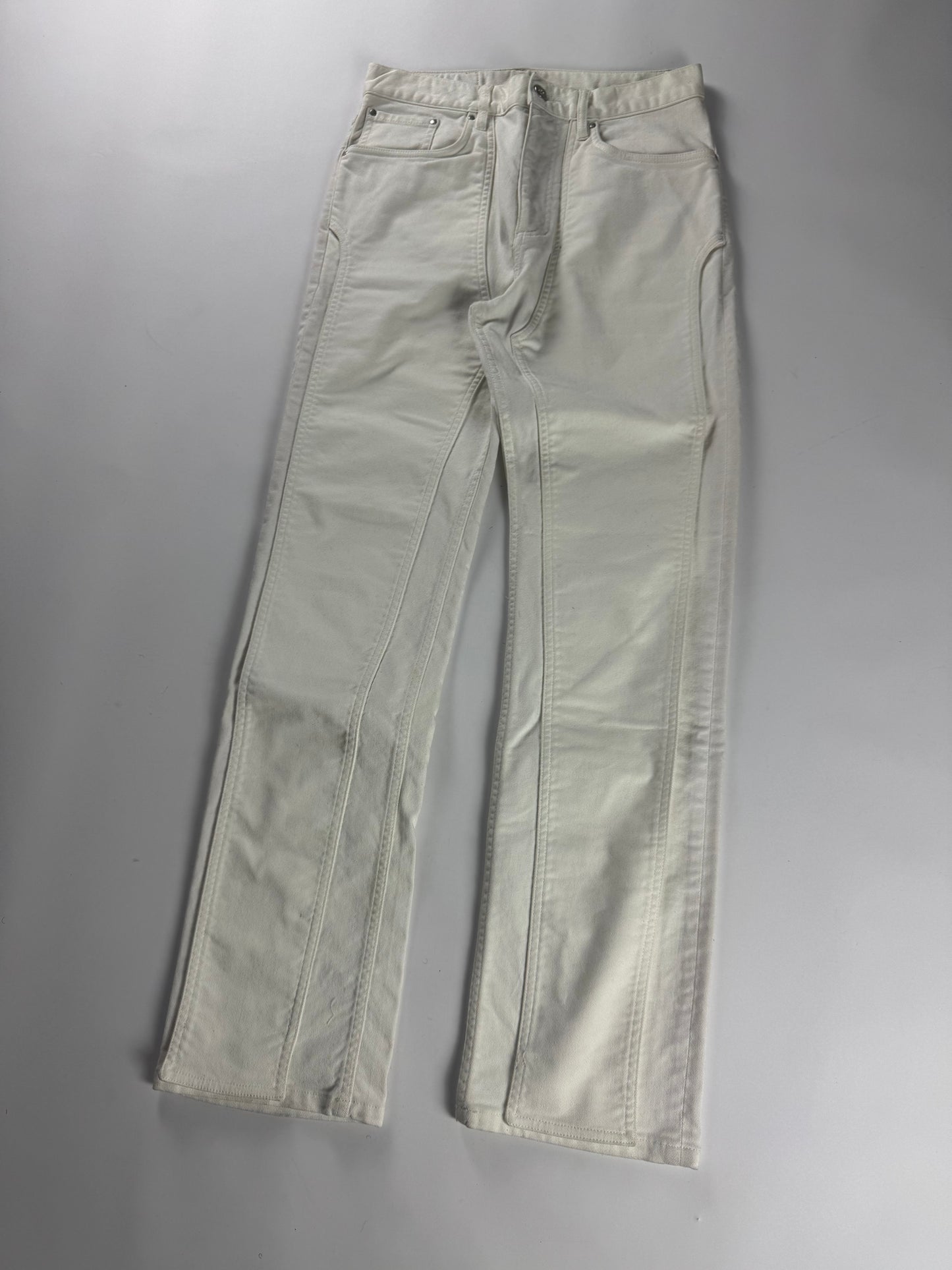Y/Project Sample White Paneled Pants SS 2022 - S