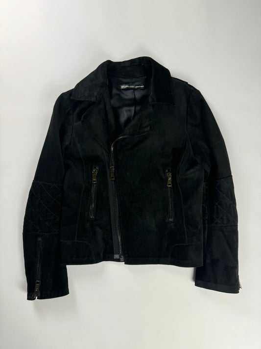 Balenciaga Dark Leather Perfecto Biker Jacket SS 2008 - XS