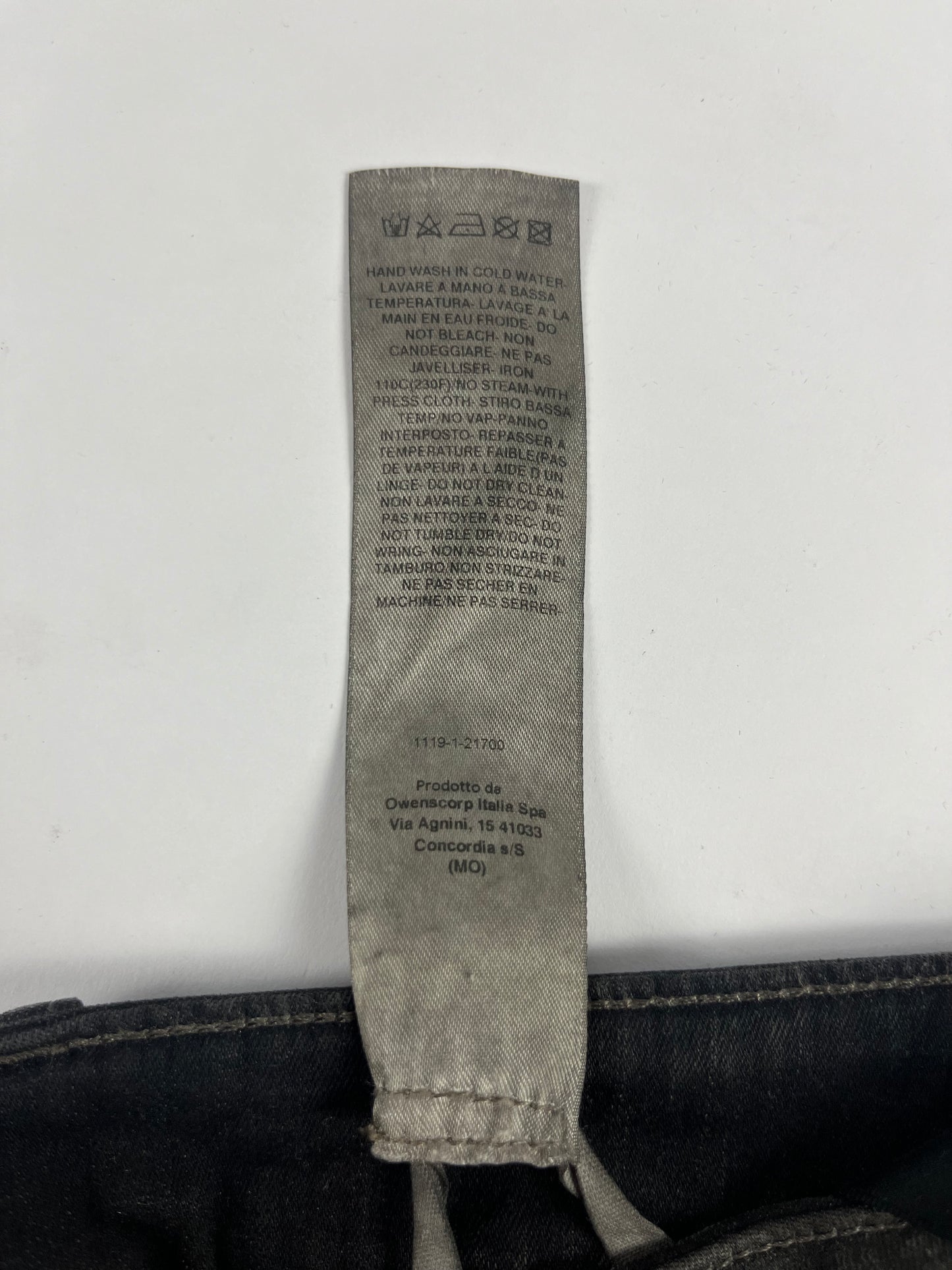 Rick Owens DRKSHDW Dark Dust Strap Denim Pants SS 2023 - 29 US