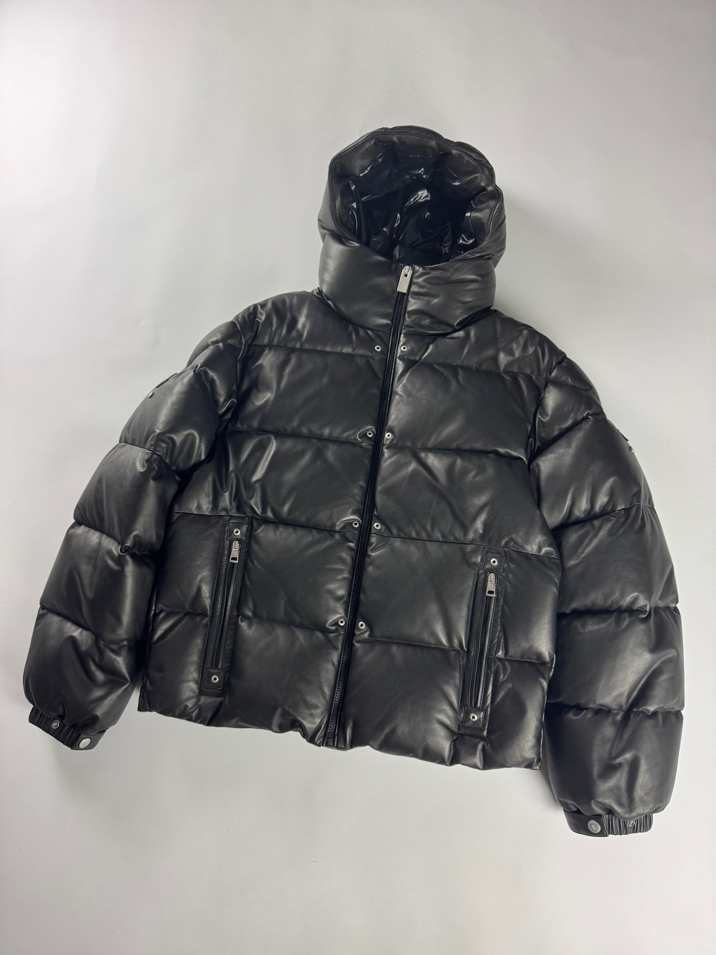 Moncler 6 1017 Alyx Studio 9SM Alman Puffer Lamb Leather Jacket FW 2022 - M