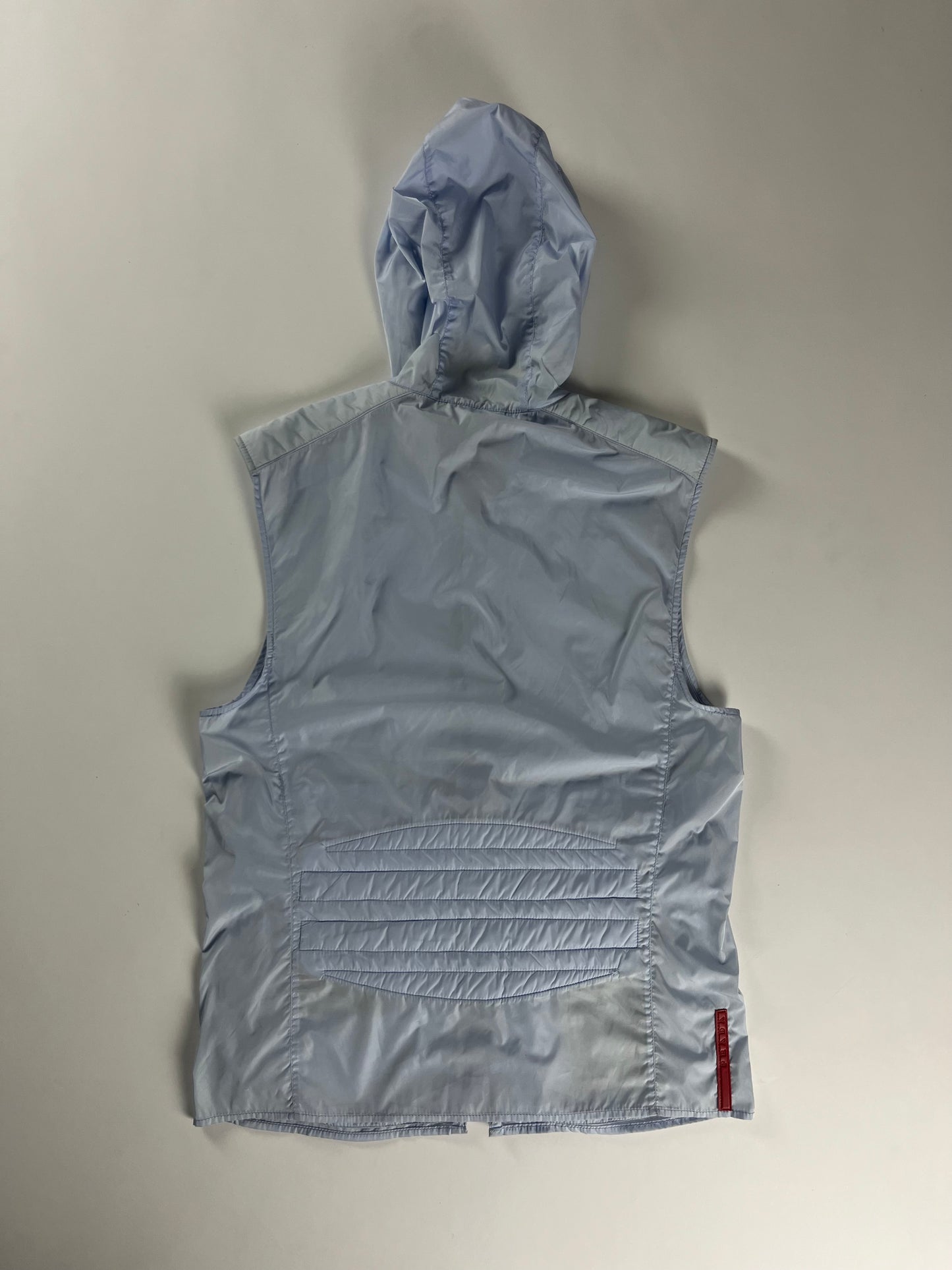 Prada Linea Rossa Nylon Double Zip Vest SS 2000 - M