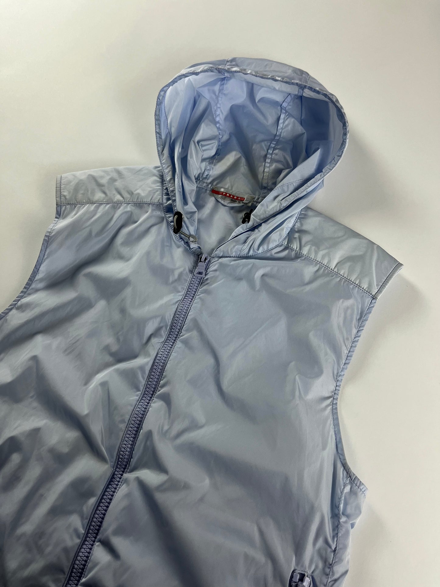 Prada Linea Rossa Nylon Double Zip Vest SS 2000 - M
