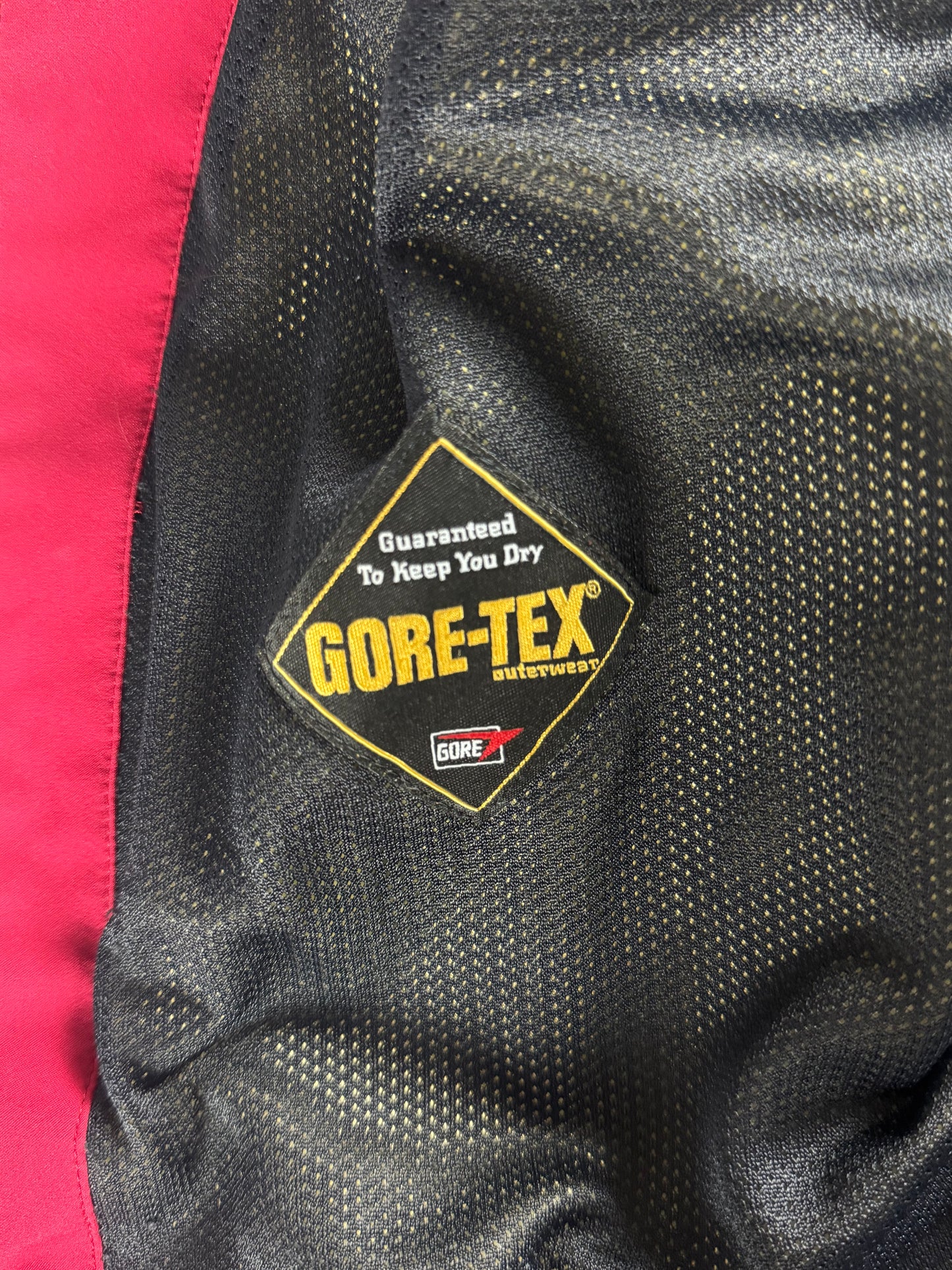 Prada Linea Rossa Gore Tex Red Nylon Convertible Hoodie Jacket FW 1999 - L