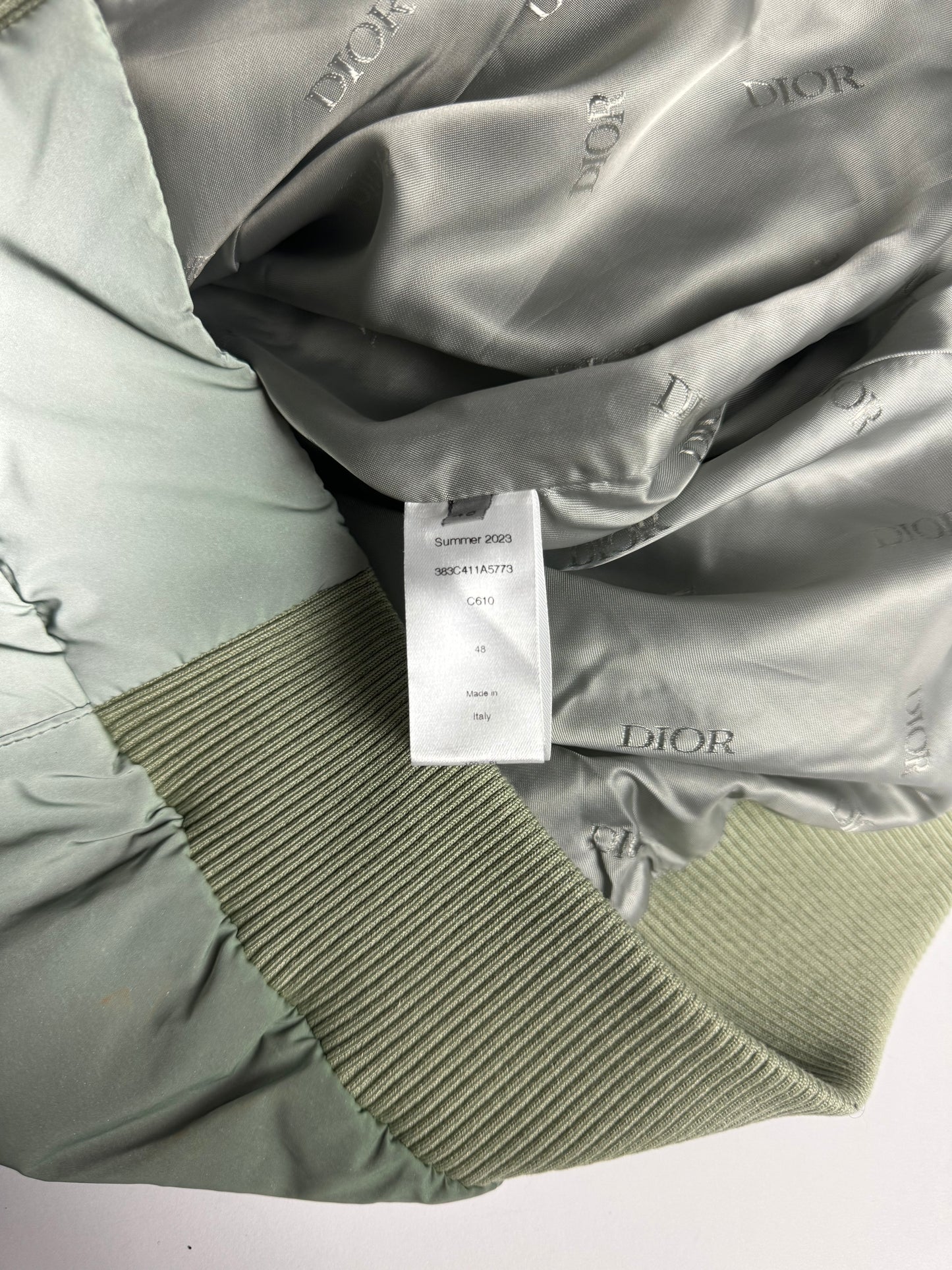 Dior Homme Sample Half Zip Reflective Lumina Jacket SS 2023 - M