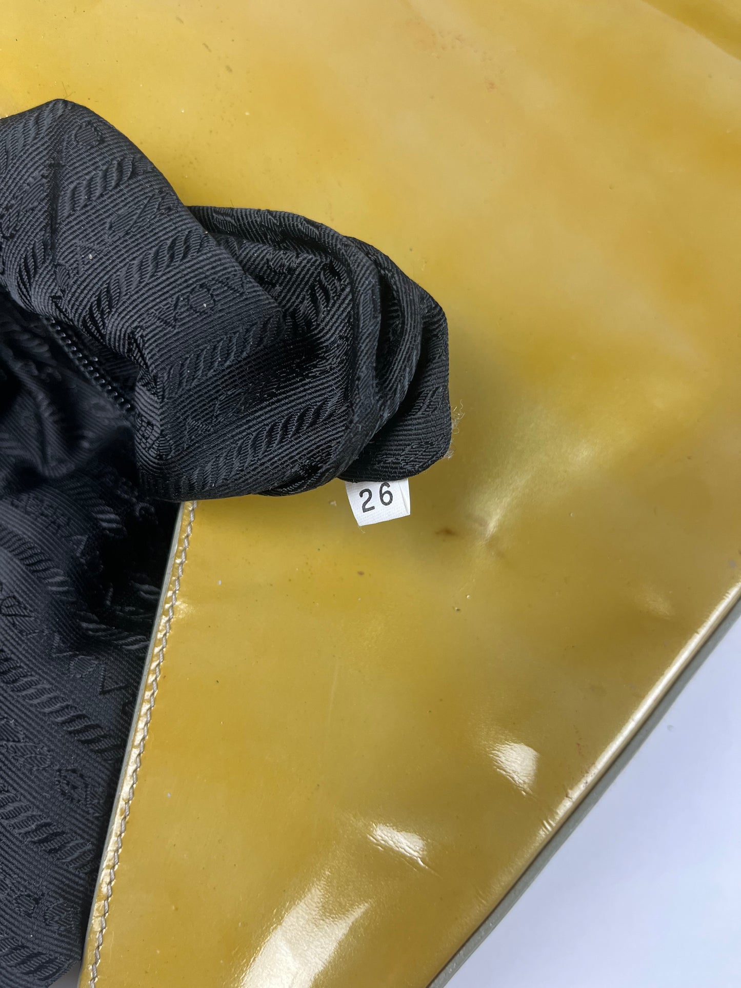 Prada Asymmetrical Patent Leather Shoulder Bag FW 1999 - OS