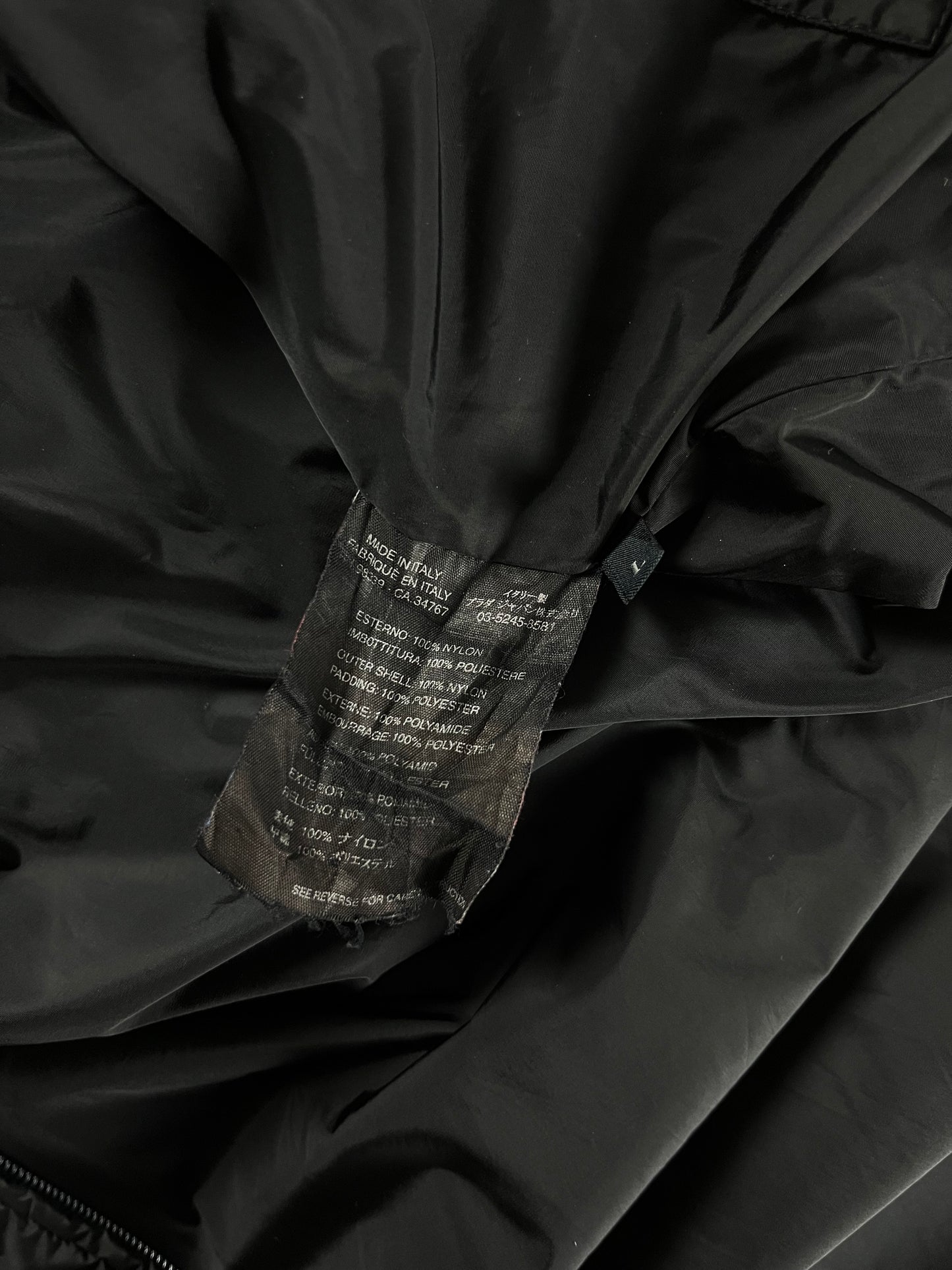Prada Linea Rossa Nylon Light Jacket 2000s - L