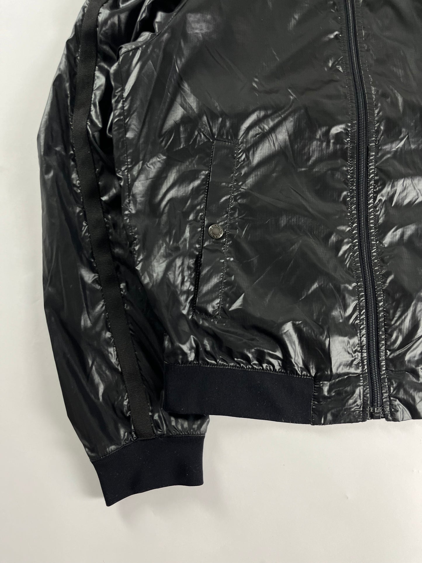 Prada Shadow Light Nylon Line Bomber Jacket SS 2010 - S