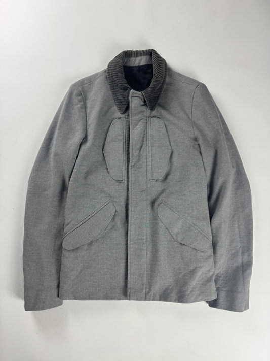 Balenciaga Sample Grey Corduroy Jacket FW 2011 - S