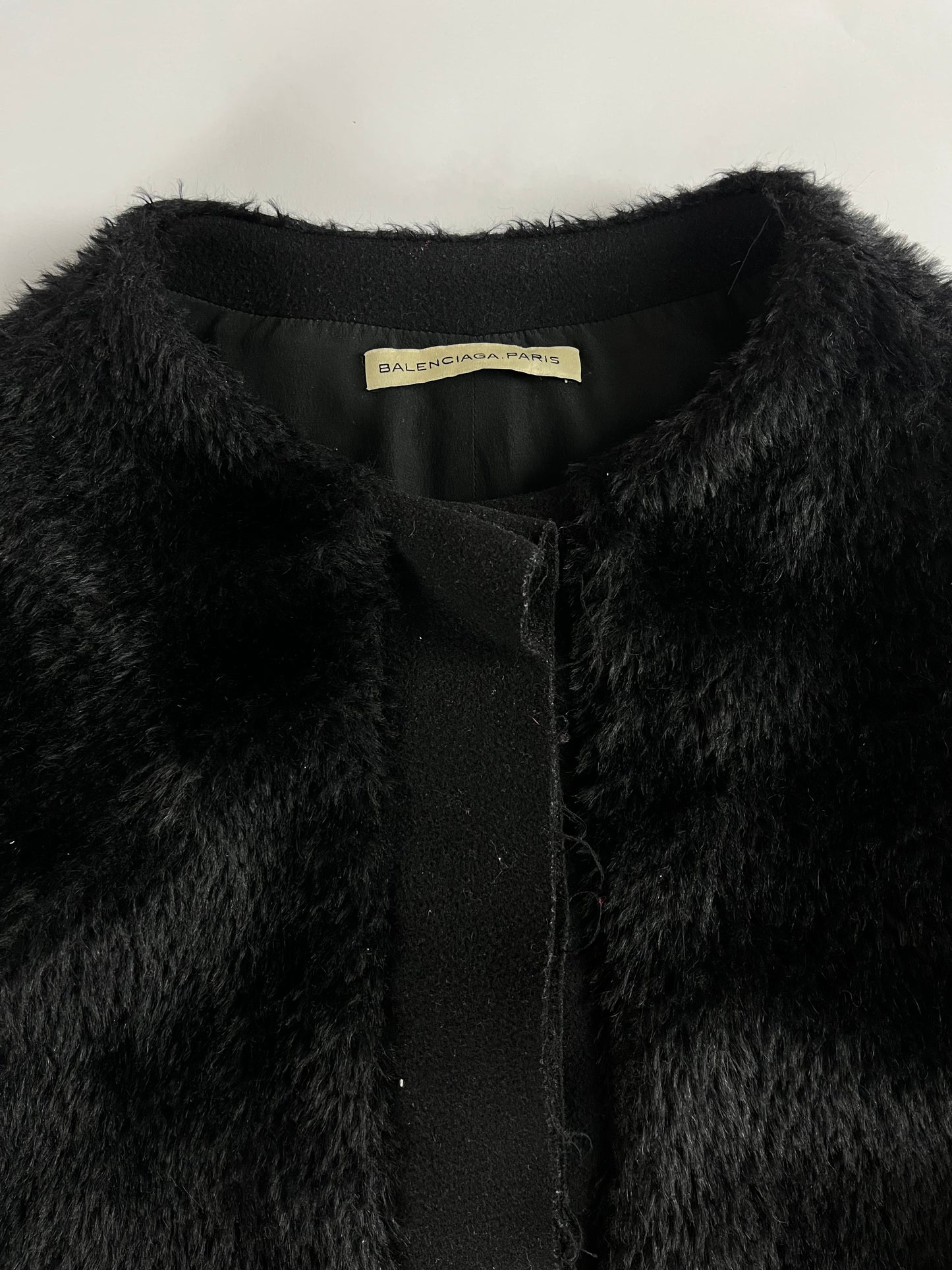 Balenciaga Faux Fur Cardigan FW 2010 - S