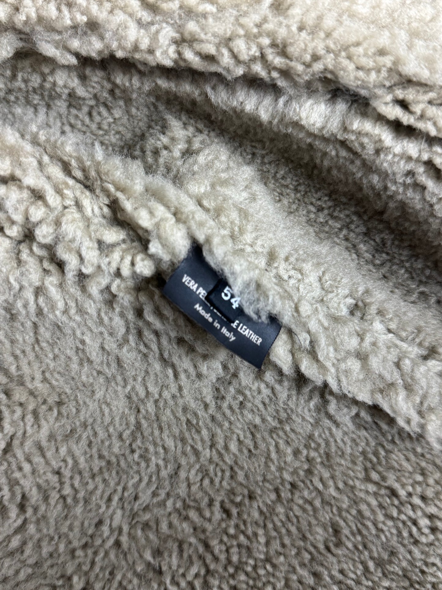 Gucci Tom Ford Suede Camel Shearling Jacket FW 2002 - XL