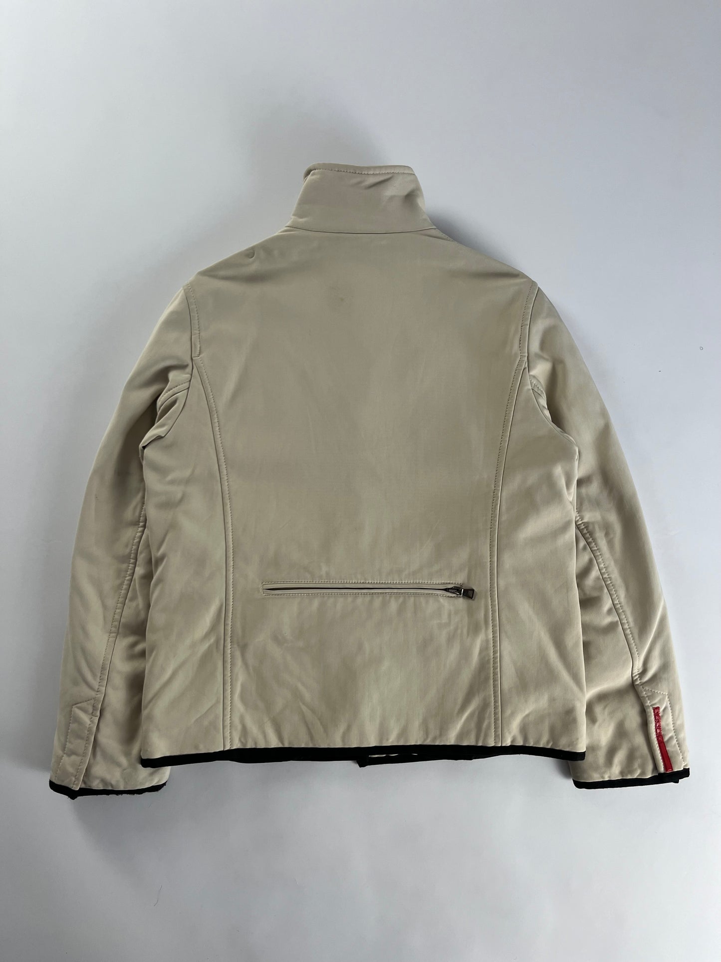 Prada Linea Rossa Cream Strapped Jacket FW 1999 - S