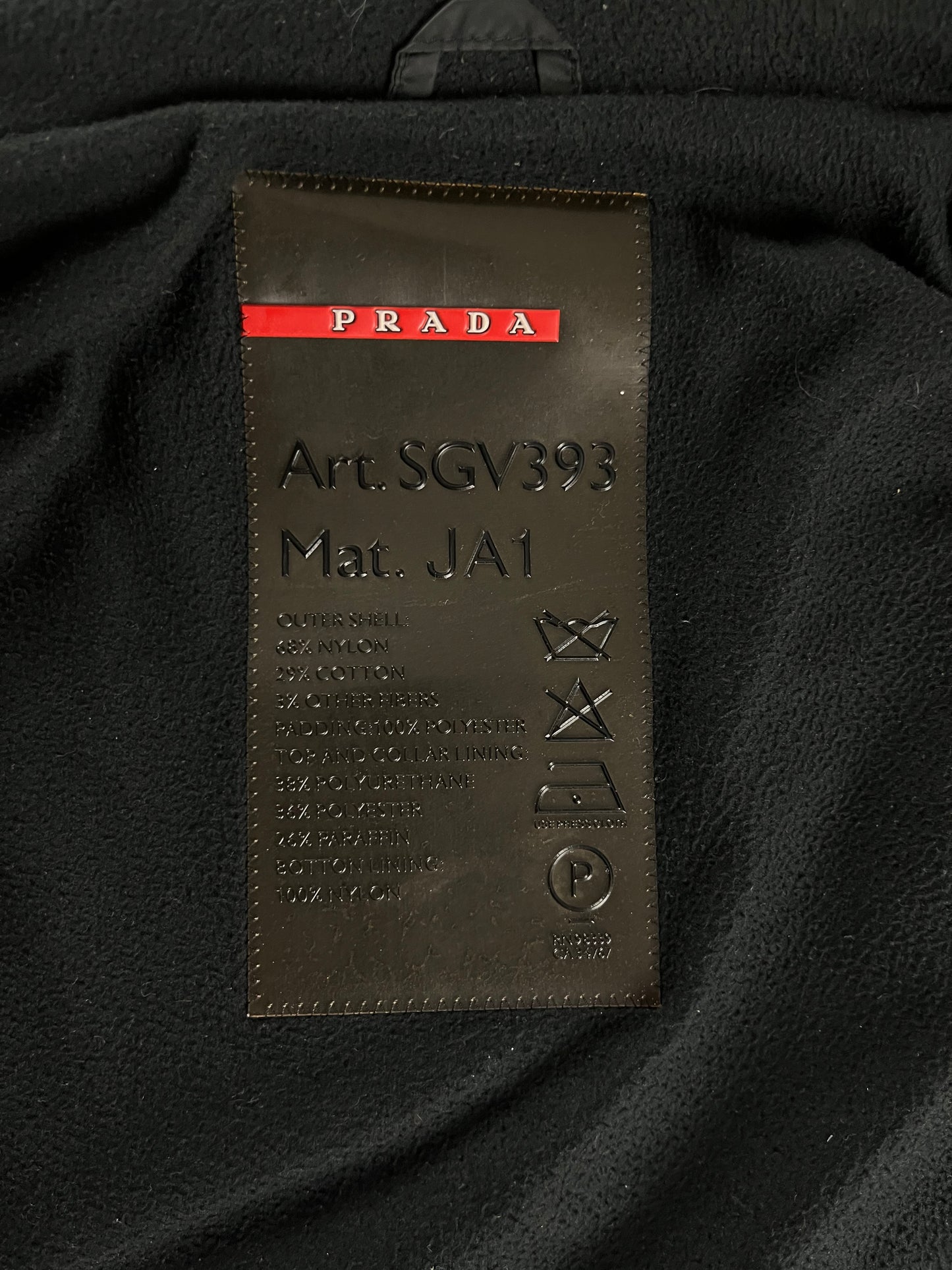 Prada Linea Rossa Technical Khaki Shell Nylon Jacket 2000s - S