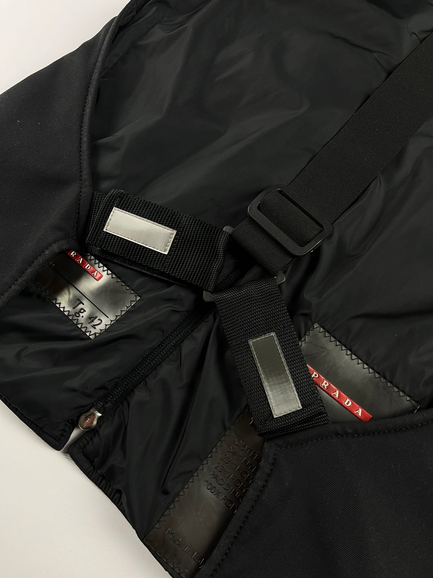 Prada Linea Rossa Balaclava Harness Vest FW 1999 - S