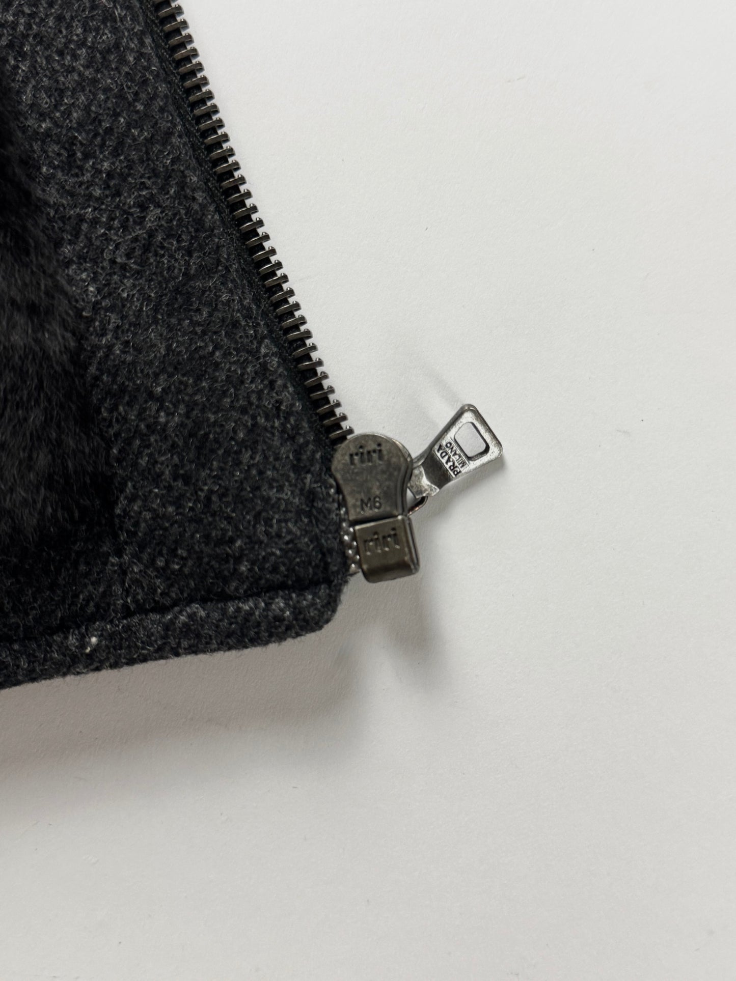 Prada Fur Lining Cropped Vest FW 2001 - L