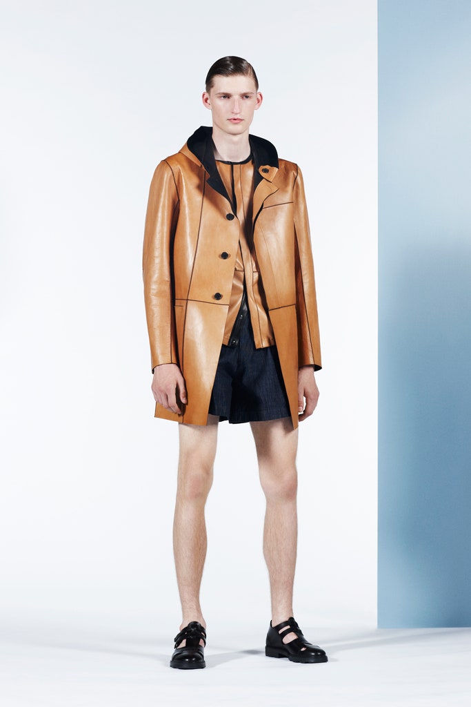Fendi Sample Roma Racer Leather Layer Gilet SS 2013 - M
