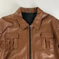 Dior Homme T-Pocket Brown Leather Jacket FW 2005 - L
