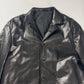 Prada Black Pure Soft Thick Leather Long Coat FW 1998 - L