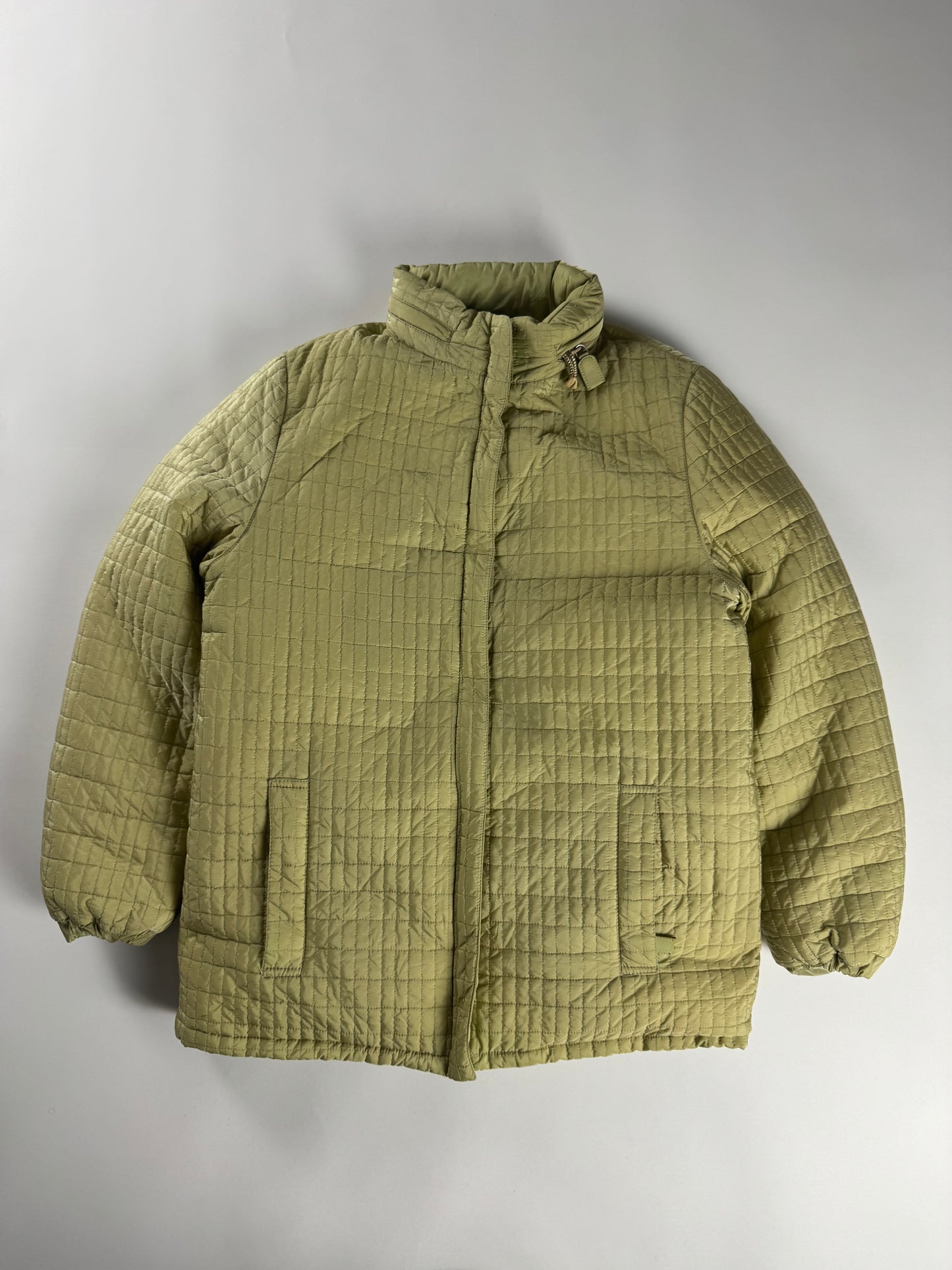 Prada Grid Padded Nylon Puffer Jacket FW 1995 - S