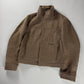 Prada Premium Textured Wool Minimalist Funnel Collar Jacket FW 1999 - L