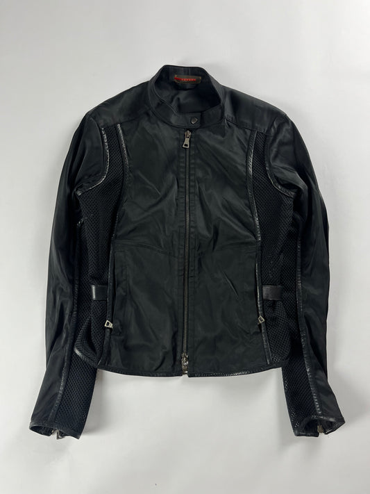 Prada Mesh Leather Light Jacket SS 2000 - S