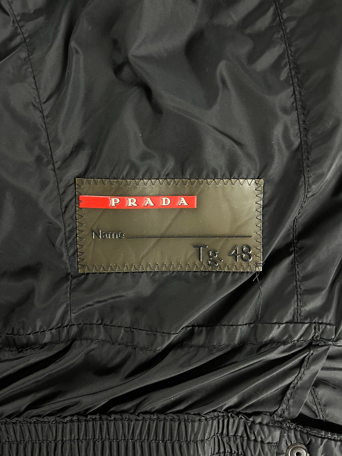 Prada Black Nylon Puffer Jacket - M
