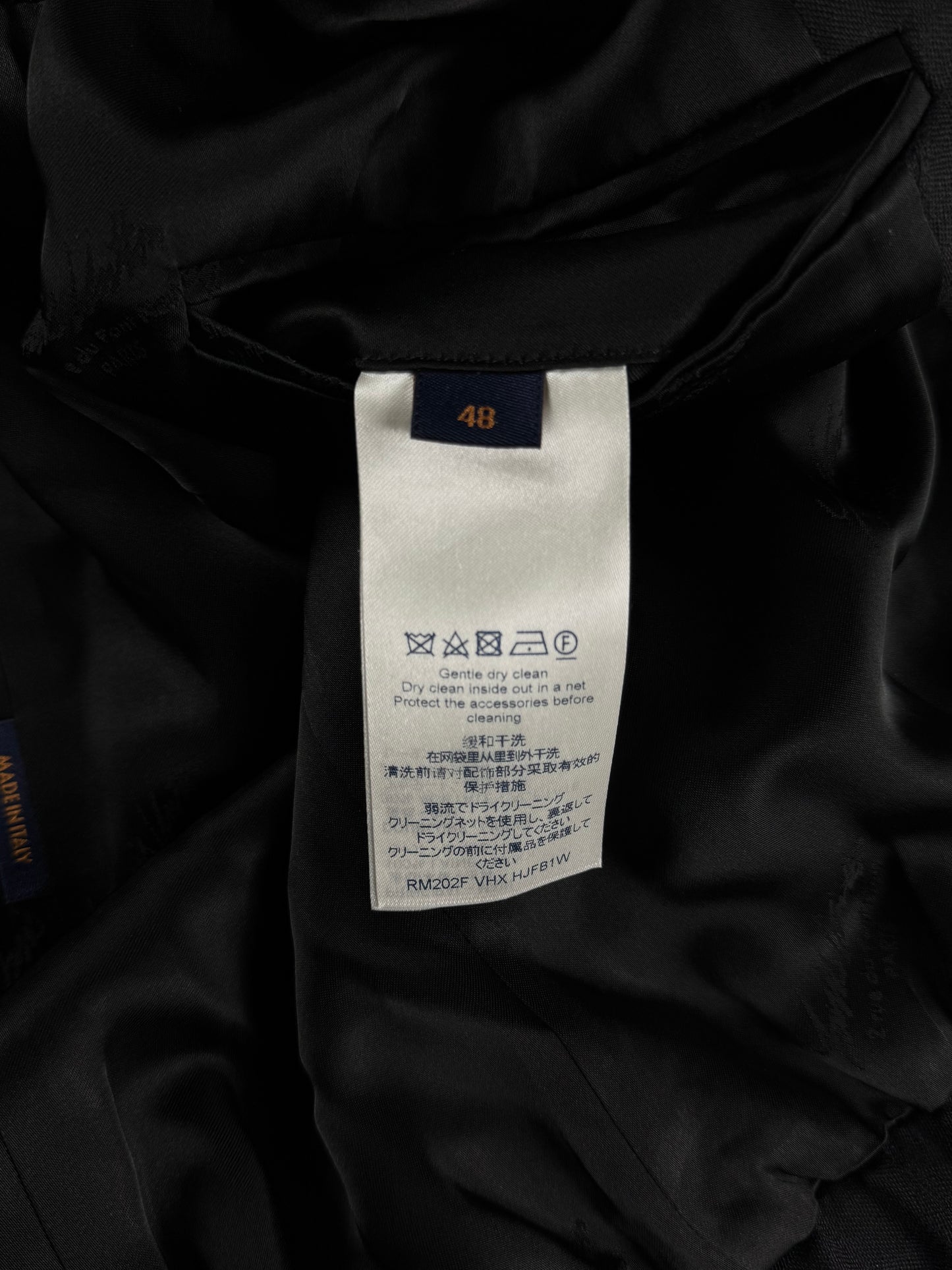 Louis Vuitton Dark Tailored Camo Monogram Jacket FW 2020 - M