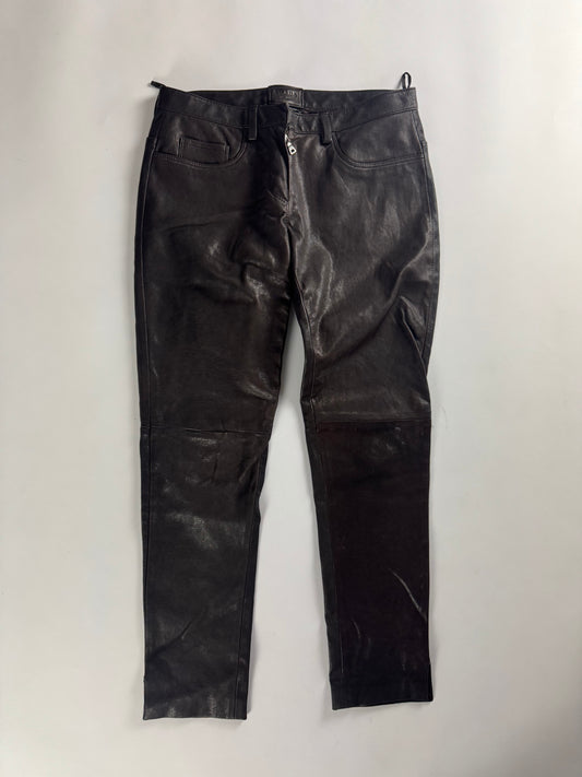 Prada Milano Premium Lamb Leather Skinny Pants FW 2011 - XS