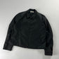 Prada Monochrome Midnight Minimalist Double Zip Jacket 2000s - L