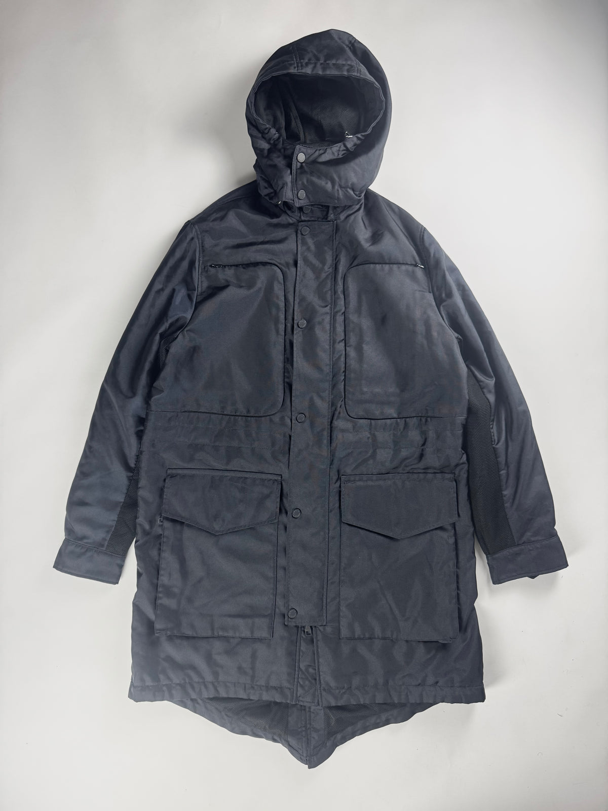 Louis Vuitton Sample Night Blue Multi Pocket Utility Cargo Parka FW 2016 - M