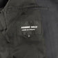 Comme des Garçons Homme Plus Dark Grey Pinstripe Peak Lapel Extended Double Button Cuff Wool Blazer Jacket FW 2019 - S