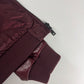 Prada Backside Triangle Logo Reversible Soft Bordeaux Leather Bomber Jacket FW 2017 - M