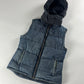 Prada Denim Puffer Vest 2000s - XS