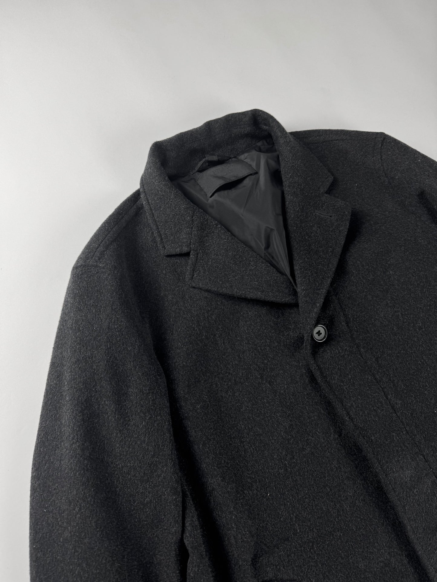 Prada Plush Wool Premium Overcoat 2000s - M