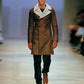 Prada Premium Leather Double Breasted Shearling Coat FW 2005 - M