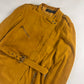 Gucci Orange Suede Zipper Belted Jacket 2000s - S