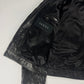 Gucci Tom Ford Dark Single Rider Stitched Panels Leather Jacket 2000s - M