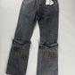 Y/Project Mini Cowboy Cuff Grey Denim Pants SS 2023 - 33 US