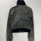 Balenciaga Nicolas Ghesquière Perforated Leather Bomber Jacket Pre Fall 2010 - XS