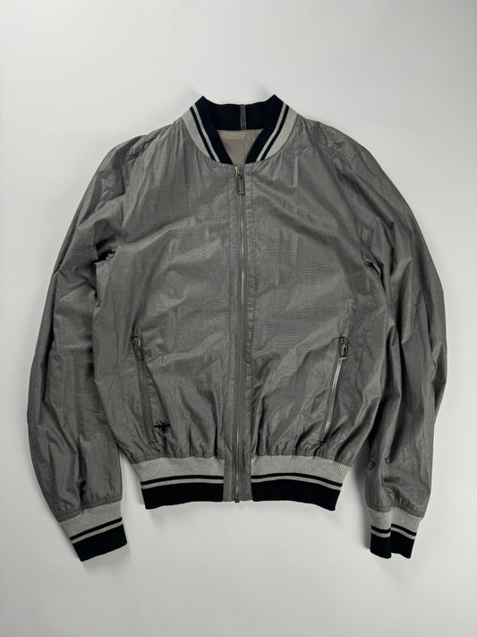 Dior Homme Kris Van Assche Smoke Grey Bomber Light Bee Jacket SS 2010 - S