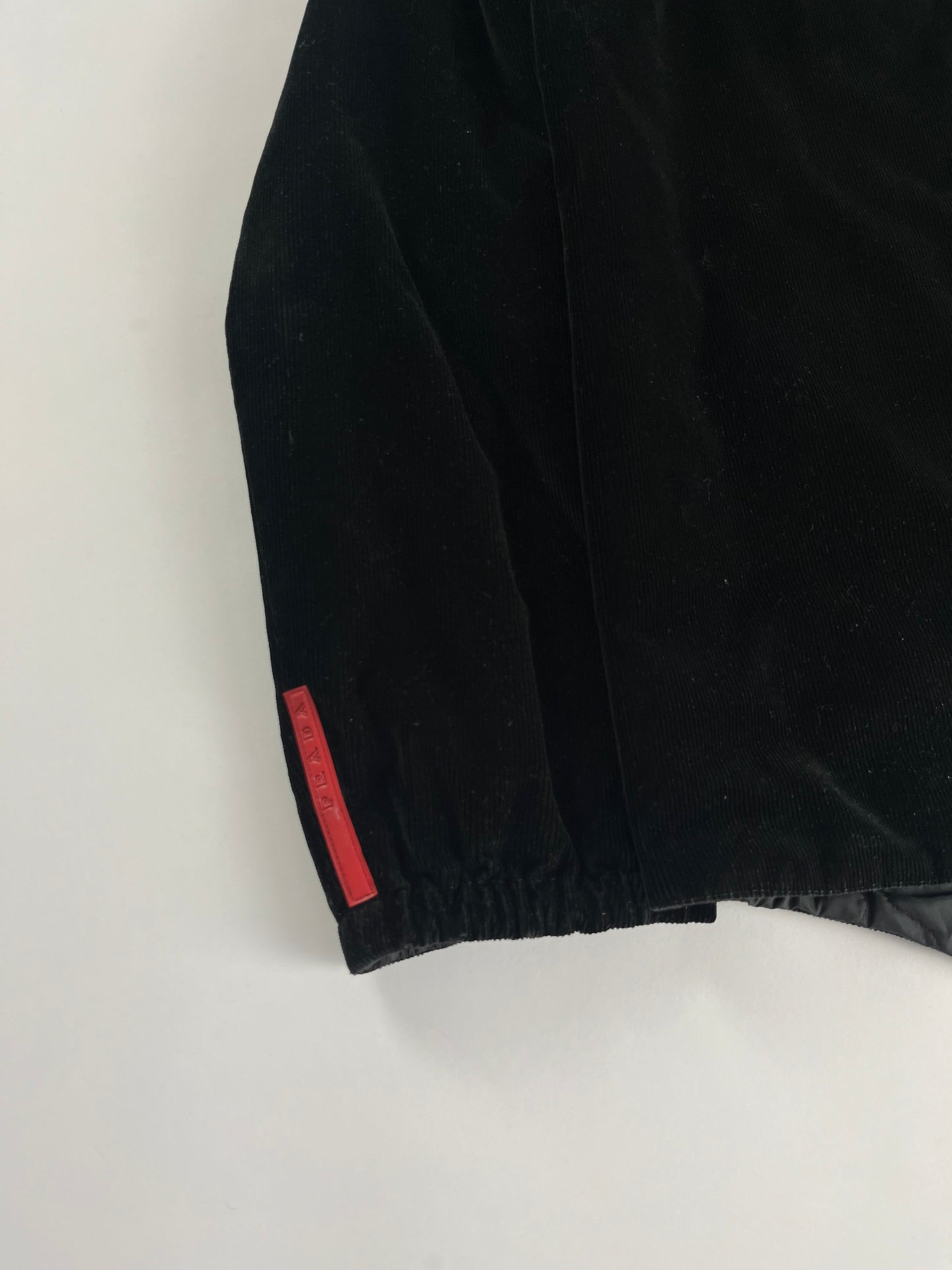 Prada Linea Rossa Dark Corduroy Jacket 2000s - L