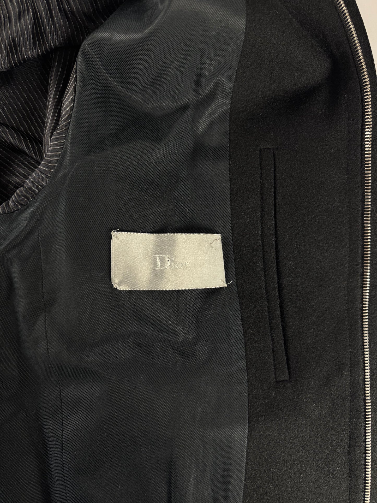 Dior Homme Embroidered Stitched Wool Jacket FW 2011 - M