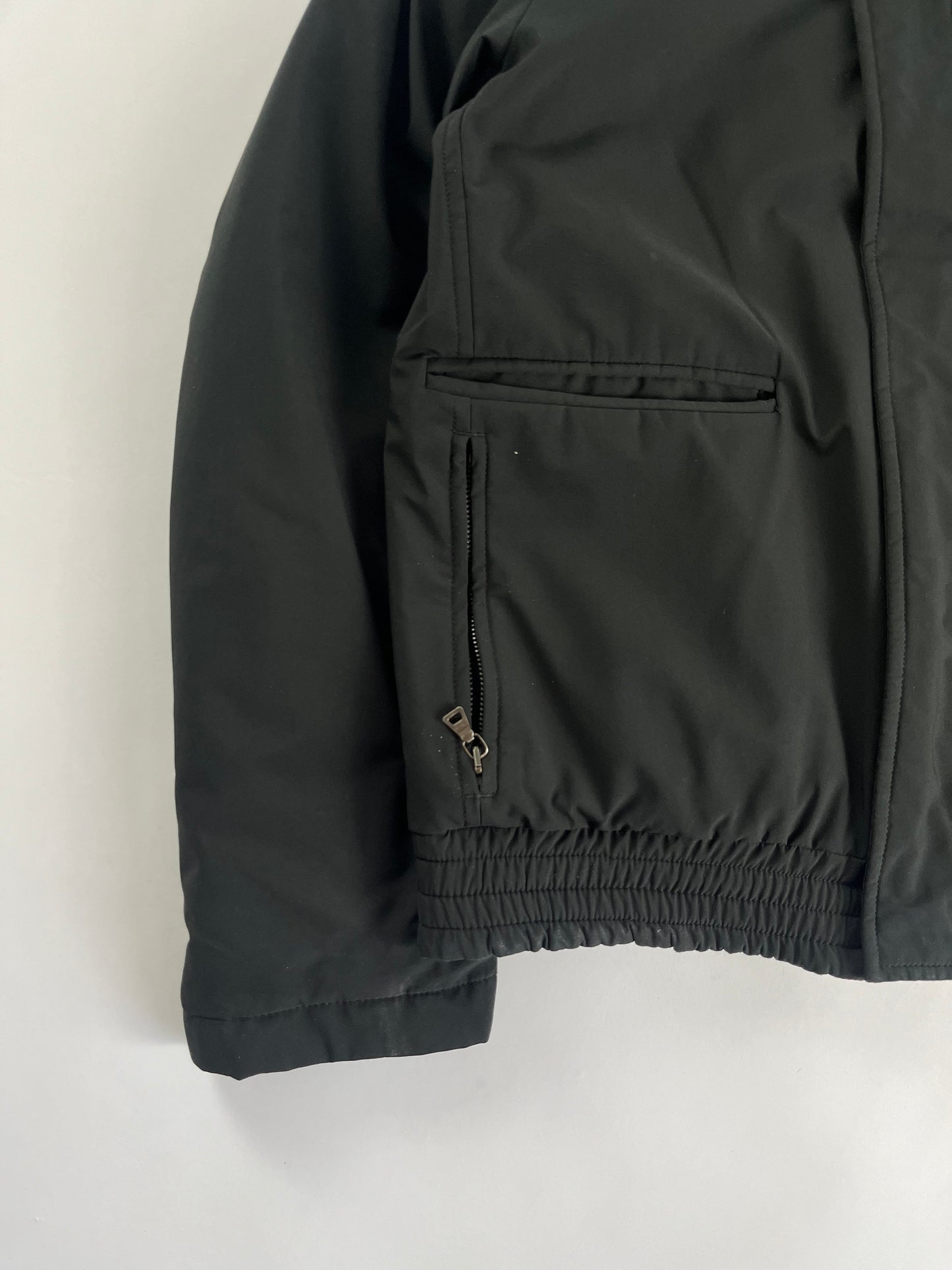 Prada Shadow Double Side Nylon Puffer Down Jacket 2000s - L